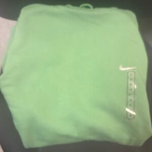 XL Brand New Nike Light Green Crewneck Sweatshirt with White Swoosh